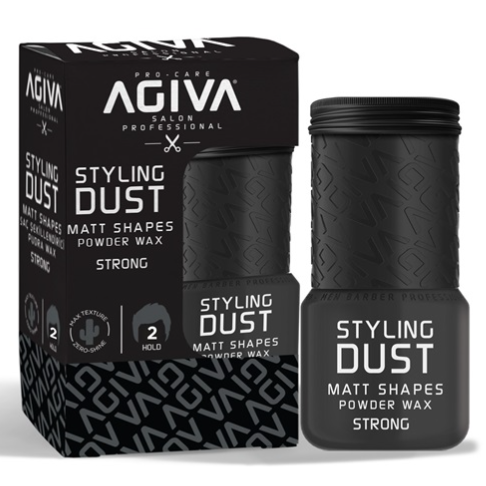 Agiva Styling Hair Powder Wax Strong 20 Gr - Svart #2
