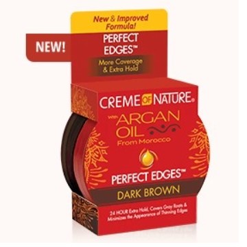 Creme of Nature Argan Oil Perfect Edges Mörkbrun 2,25 oz