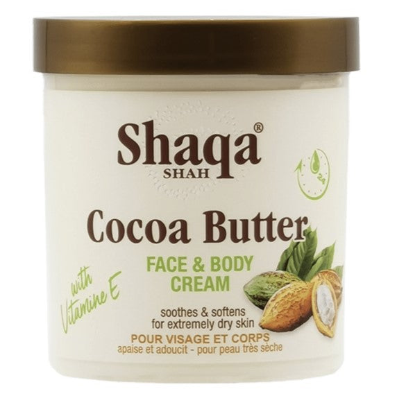 Shaqa Cocoa Butter Face & Body Cream 450 ml