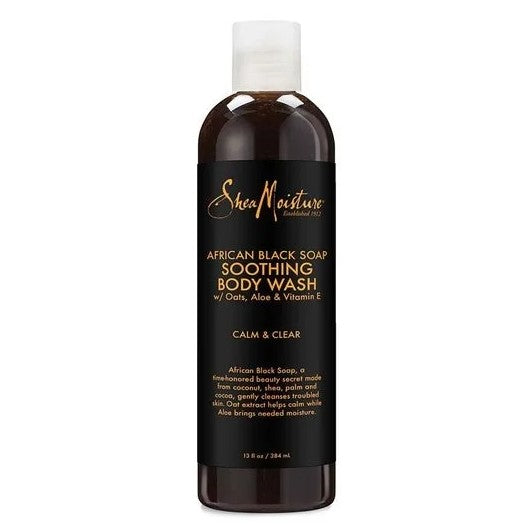 Shea Moisture African Black Soap Soothing Body Wash 13oz