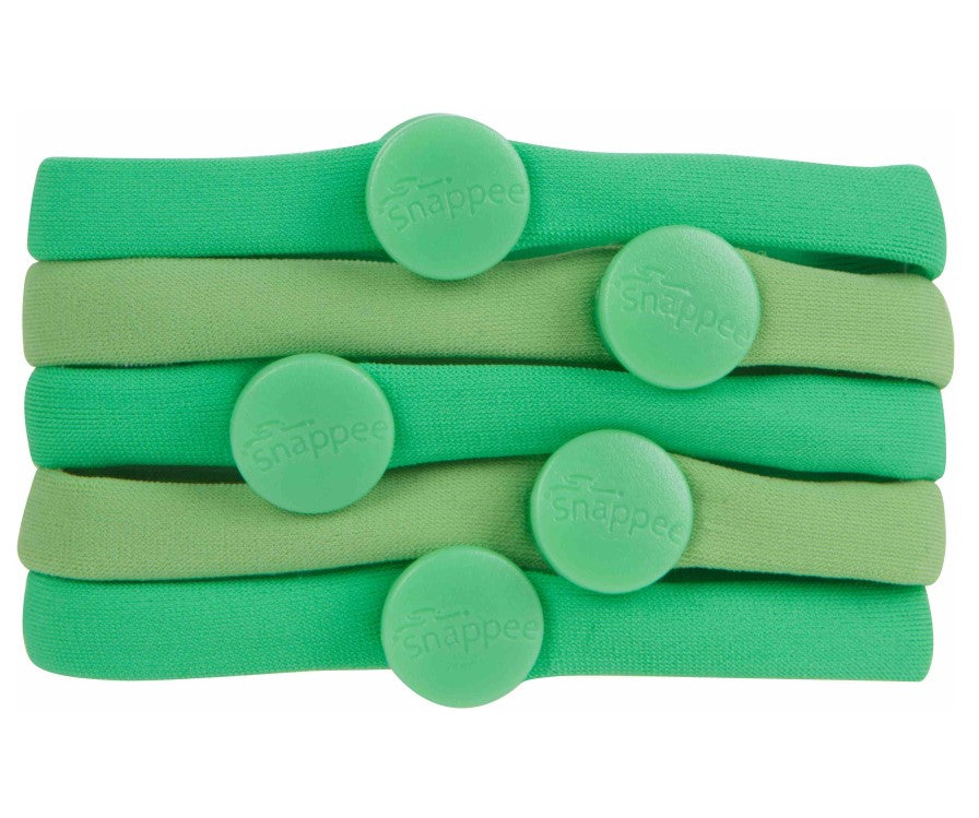 Snappee Green Apple Mild långvarig trasselfri premium hårband