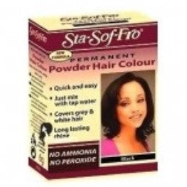Sta Sof Fro Powder Dye Naturlig svart hårfärg