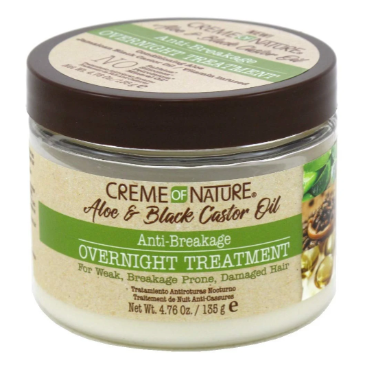 Creme of Nature Aloe & Black Castor Anit-Breakage Night Treatment 4,76oz