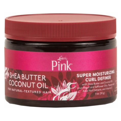 Pink Shea Butter Coconut Oil Super Moisturizing Curl Definiera 11oz