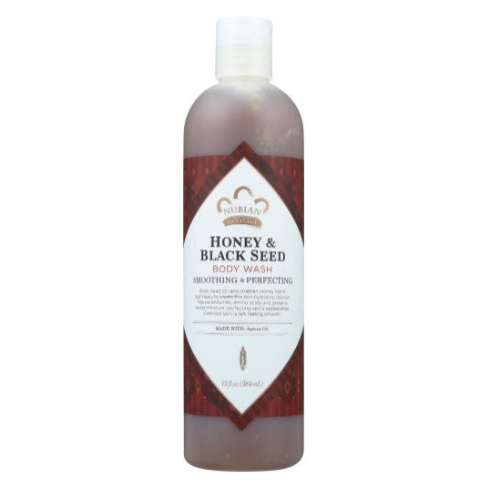 Nubian Heritage Honey & Black Seed Body Wash 384 ml