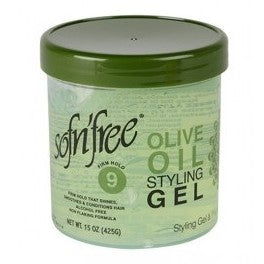 Sof n'free styling gel oliv 15 oz