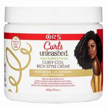 Ors Curls släppte sheasmör och honung Curly Coil Rich Style Cream (Curl Defining Crème) 16 Oz