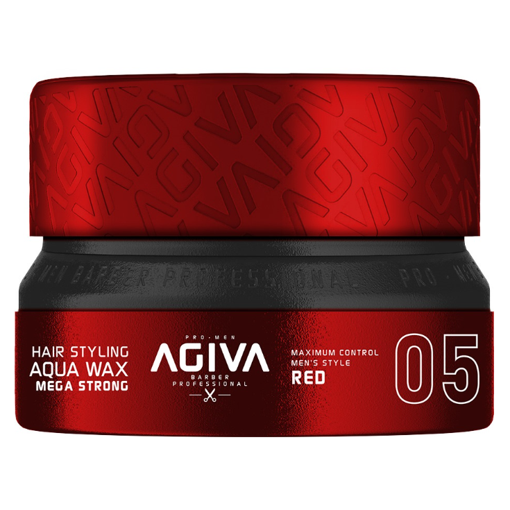Agiva Styling Hårvax Aqua Mega Strong 155ml - Röd #5