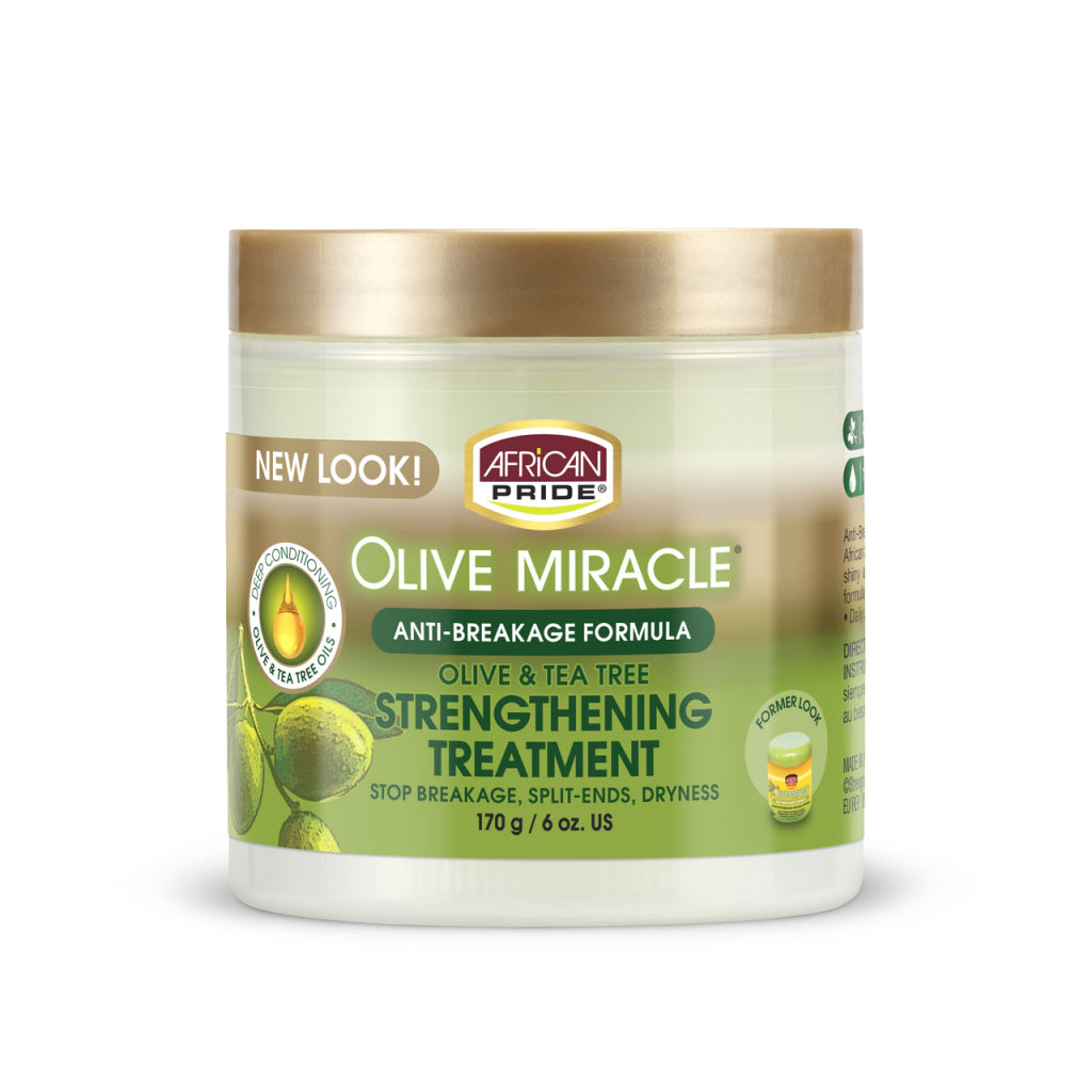 African Pride Olive Miracle Anti-Breakage Strengthening Treatment 170 gr