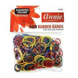 Annie gummiband färg 300 st