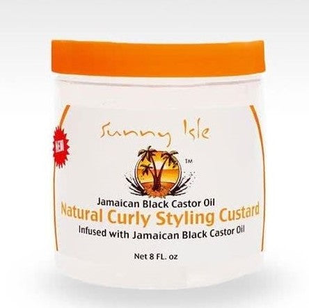 Sunny Isle Jamaican Black Castor Oil Curly Custard 237 ml