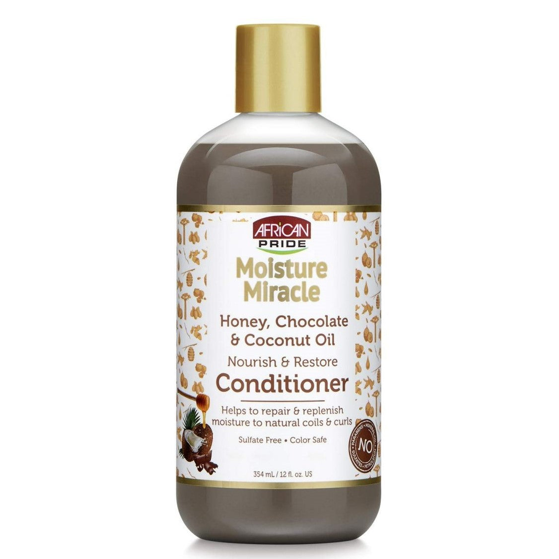 African Pride Moisture Miracle Honey, Chocoloate & Coconut Oil Conditioner 354 ml