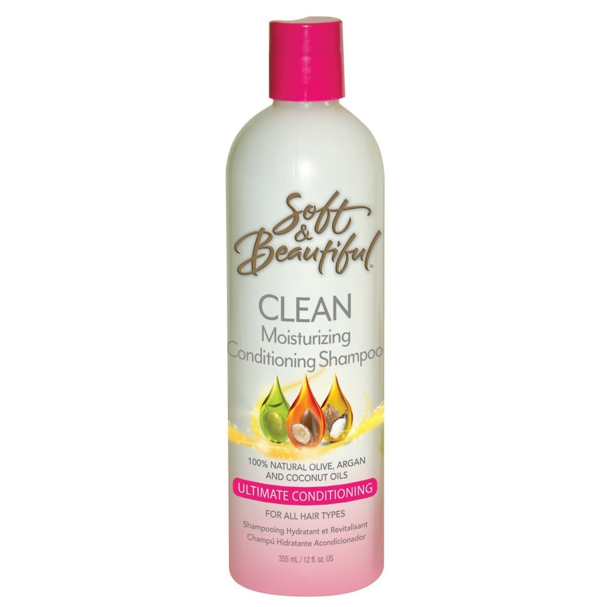 Soft & Beautiful Clean Fuktgivande Conditioning Shampoo 355ml