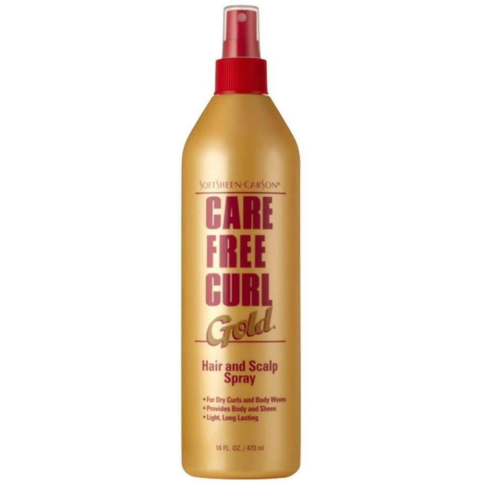 Care Free Curl Gold Hair & Scalp spray 16oz