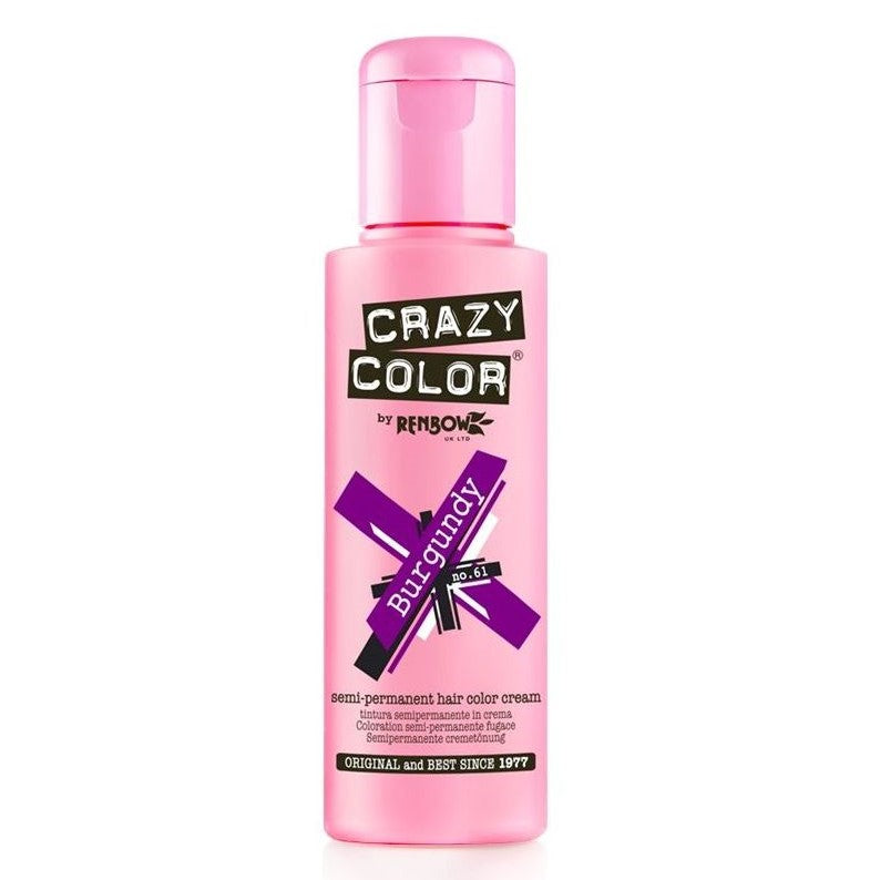 Crazy Color Bourgogne 61 Semi permanent hårfärgkräm