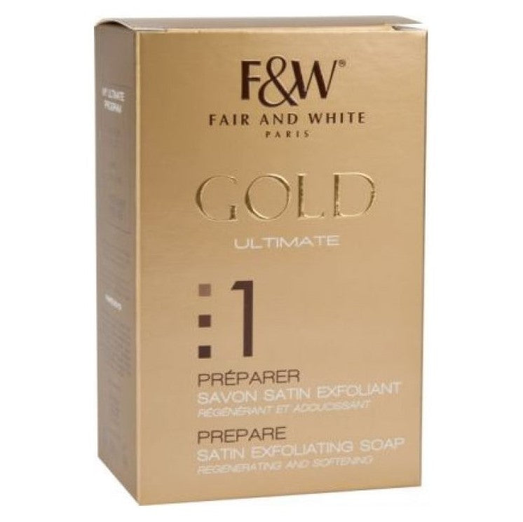 Fair & White Gold Ultimate Prepar Satin Exfoliating Soap 200 g
