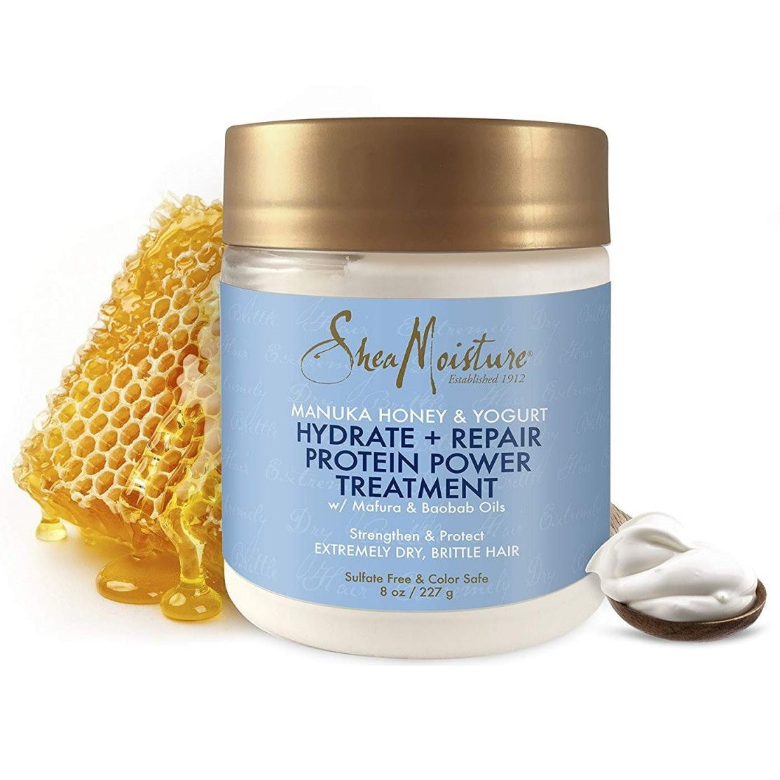 Shea Moisture Manuka Honey & Yoghurt Hydrate + Repair Protein-Strong Treatment 227gr