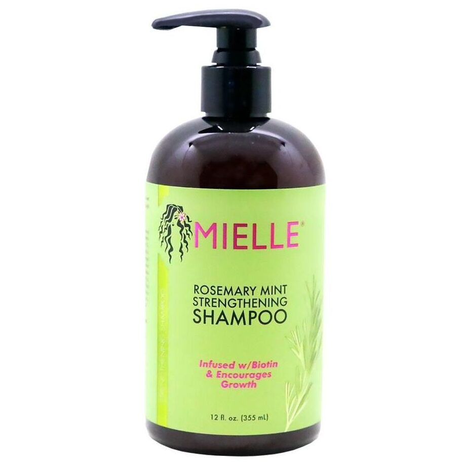 Mielle Organics Rosemary Mint Stärkande schampo 355 ml - Få starkare och hälsosammare hår