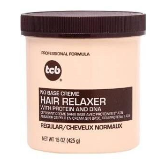 TCB No Base Creme Hair Relaxer Regular 425 gr