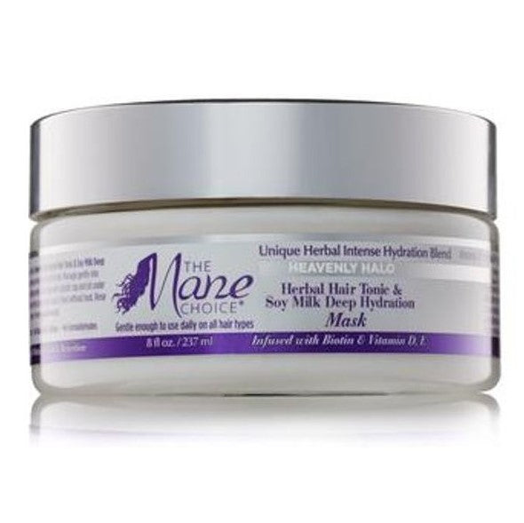 The Mane Choice Heavenly Halo Herbal Hair Tonic & Soy Milk Deep Hydration Mask 237ml