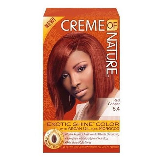 Creme Of Nature Exotic Shine Color With Argan Oil 6.4 Red Copper