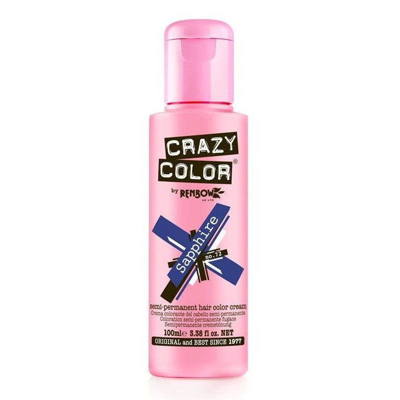 Crazy Color Sapphire 72 Semi permanent hårfärgkräm