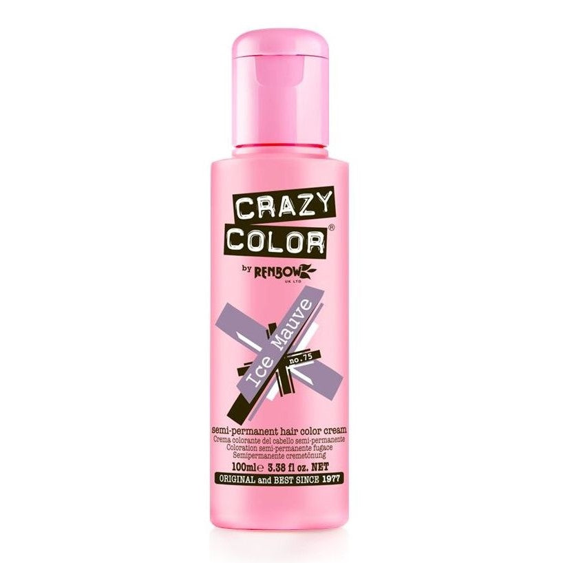 Crazy Color Ice Mauve 75 Semi Permanent Hair Color Cream