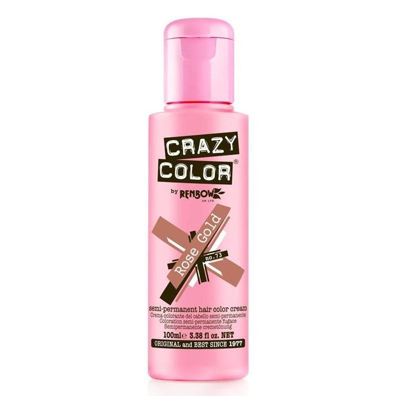 Crazy Color Rose Gold 73 Semi permanent hårfärgkräm