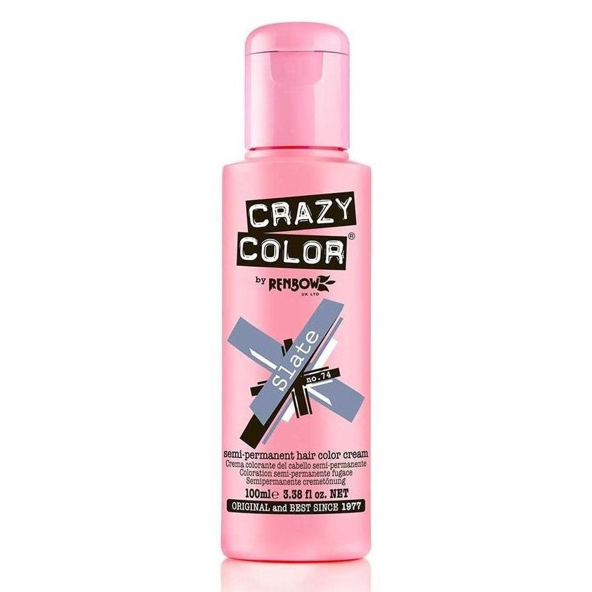 Crazy Color Slate 74 Semi-permanent hårfärgkräm