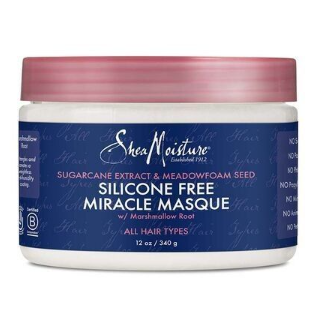 Shea Moisture Sugarcane Extract & Meadowfoam Seed Silicon Free Miracle Masque 340 gr