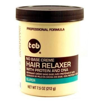 TCB No Base Creme Hair Relaxer Regular 212 gr