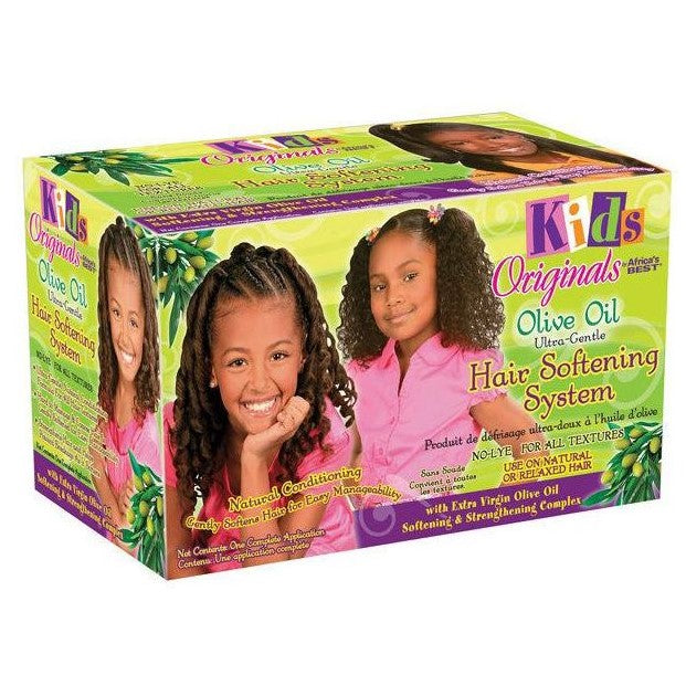 Africas Best Kids Organics Olive Oil Ultra-Gentle Hair Softening System
