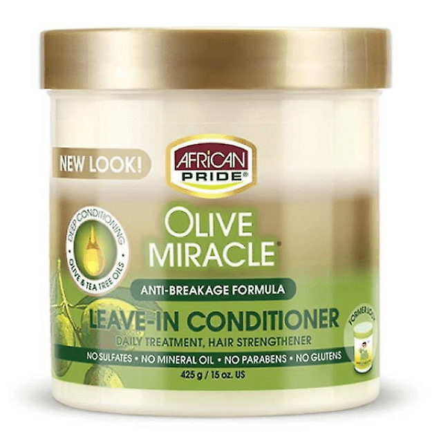 African Pride Olive Miracle Leave-in Conditioner Pot 425 gr