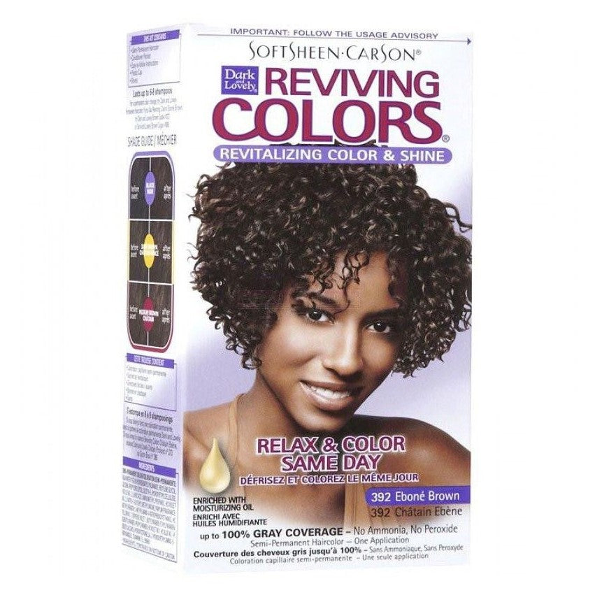 Dark & Lovely Hair Color Reviving Color 392 Ebony Brown