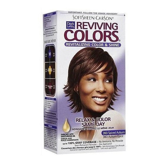 Dark & Lovely Hair Color Reviving Color 393 Spiced Auburn