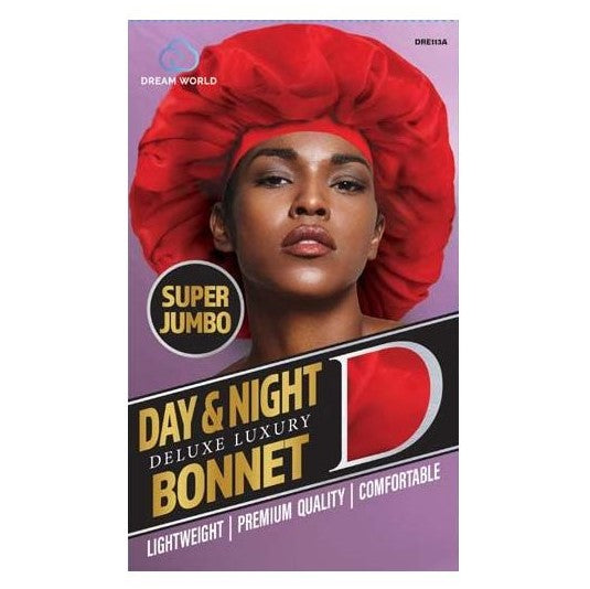 Dream World Day & Night Delux Luxury Bonnet Super Jumbo - Assorted Colors 113A