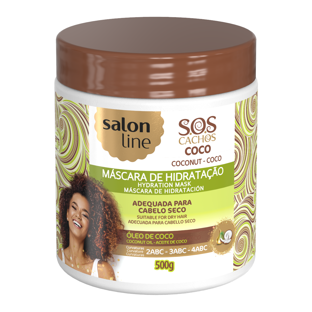 Salon Line Curls Coconut Hydration Mask 500g