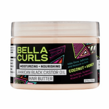 Bella Curls Återfuktande och närande Jamaican Black Castor Oil Hair Butter 12oz / 355ml