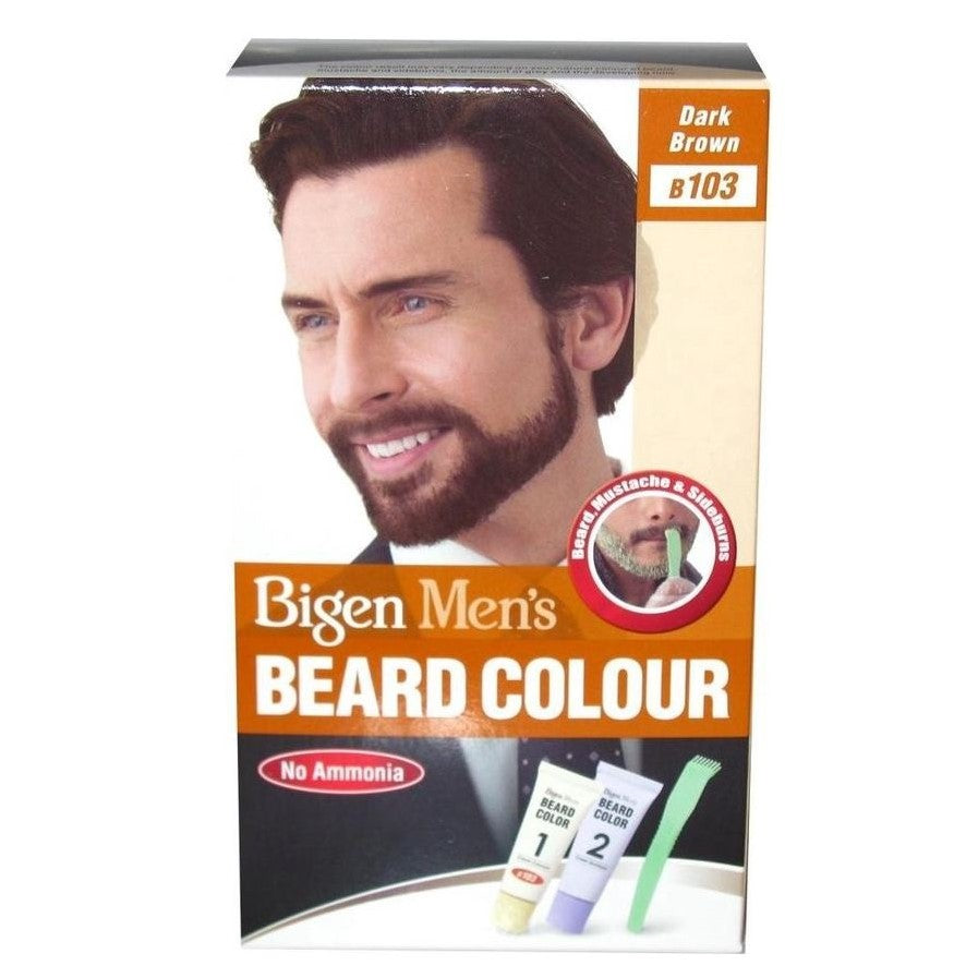 Bigen Men's Beard Colour B103 Dark Brown för män