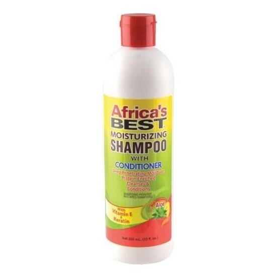 Africas Best Moisturizing Shampoo med balsam 12 oz