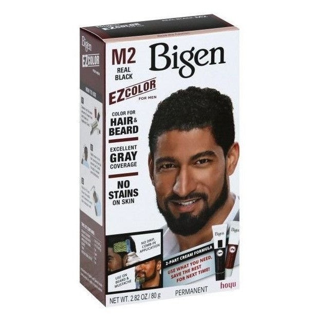 Bigen EZ Colour M2 hår- och skäggfärg Real Black Gray Coverage