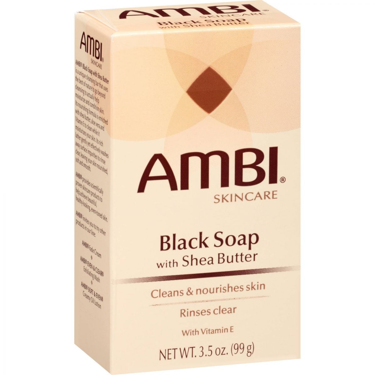AMBI svart tvål med sheasmör