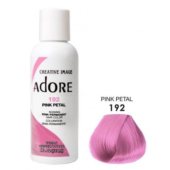 Adore Semi Permanent Hair Color 192 Pink Petal 118ml