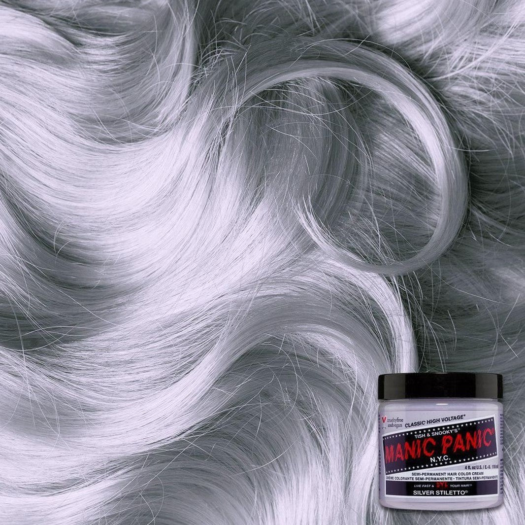 Manic Panic High Voltage Silver Stiletto hårfärg 118ml