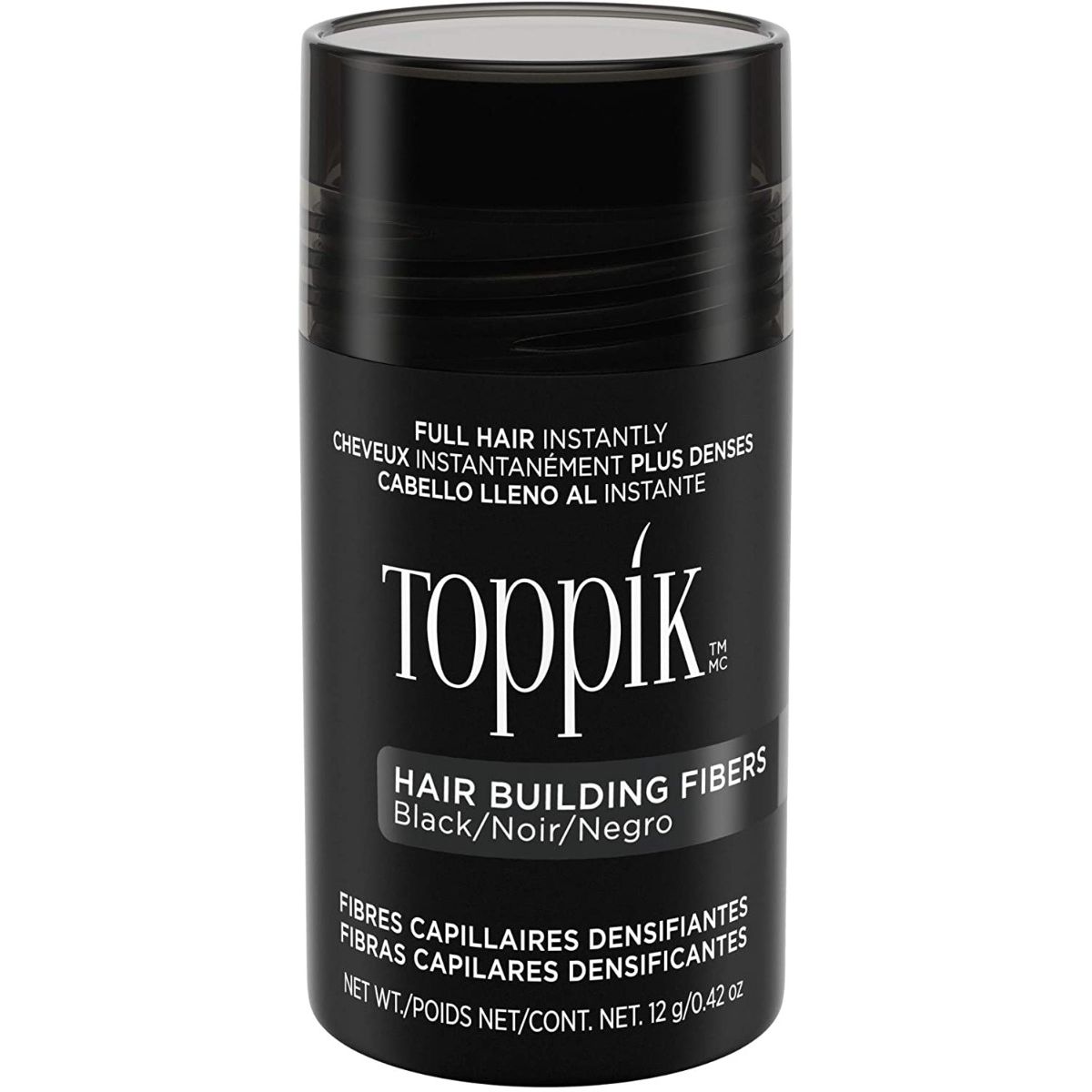 Toppik Hair Building Fibers 12gr - Svart